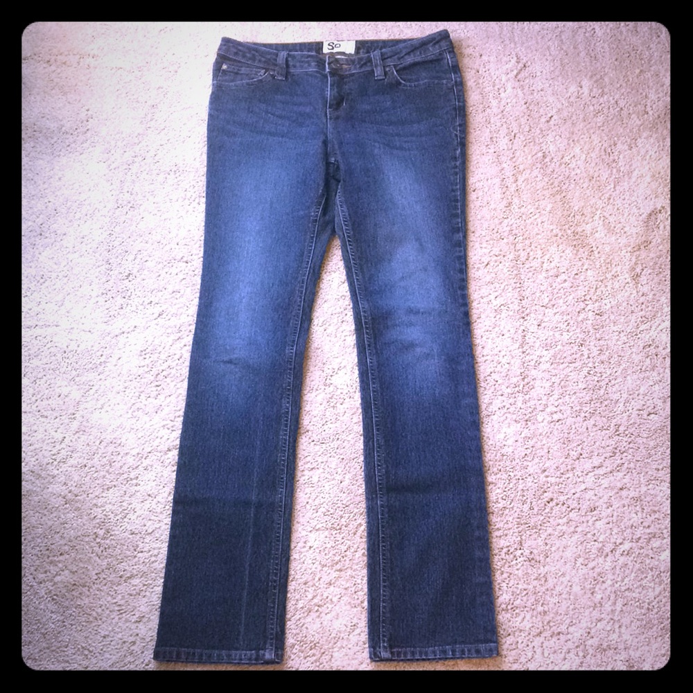 SO Dark Wash Classic Skinny Jeans